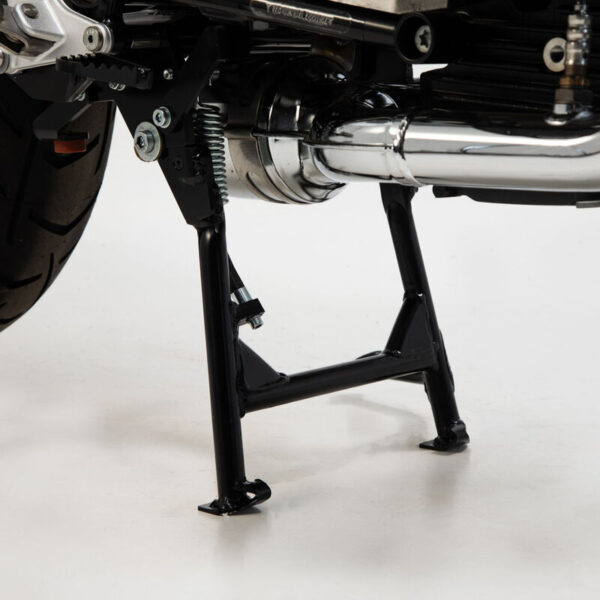 SW-MOTECH κεντρικό σταντ για BMW R nineT Urban G/S & Scrambler (2016–), σε μαύρο χρώμα με ατσάλινη κατασκευή και αντικοροϊδική προστασία.