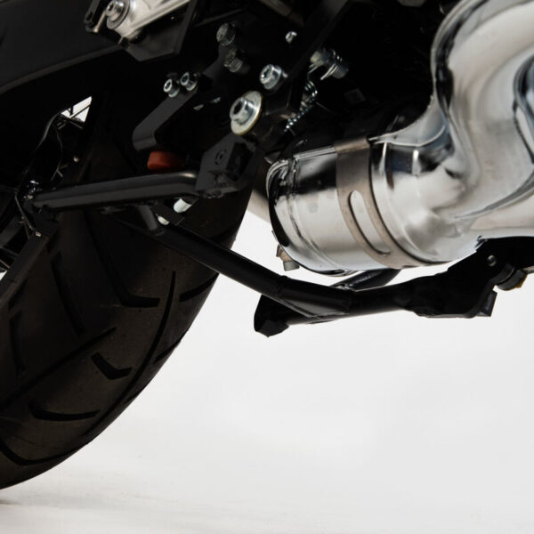 SW-MOTECH κεντρικό σταντ για BMW R nineT Urban G/S & Scrambler (2016–), σε μαύρο χρώμα με ατσάλινη κατασκευή και αντικοροϊδική προστασία.