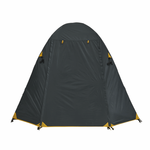Σκηνή Oztrail Genesis 4 Ατόμων σε μαύρο χρώμα με προθάλαμο στημένη στη φύση