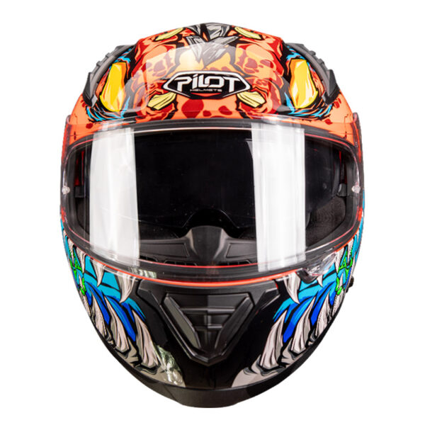 Το κράνος Pilot Snake SV Reptile-X fluo πορτοκαλί συνδυάζει ασφάλεια, design και πρακτικότητα. Εγκεκριμένο με ECE 22.06, με εσωτερική φυμέ ζελατίνα & extra φιμέ.
