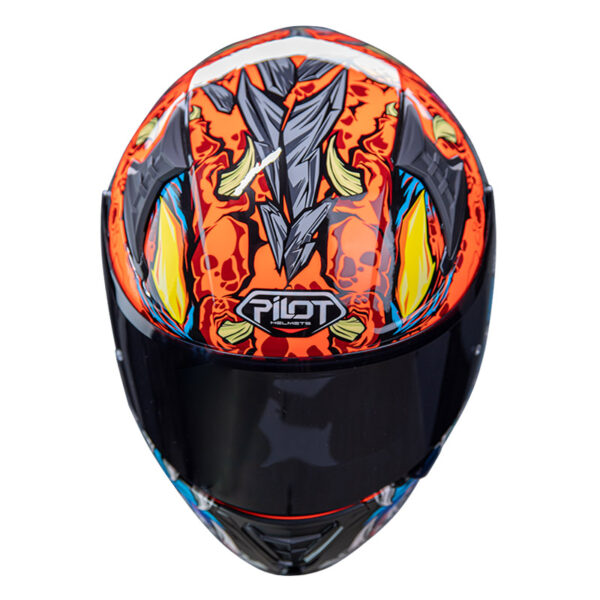 Το κράνος Pilot Snake SV Reptile-X fluo πορτοκαλί συνδυάζει ασφάλεια, design και πρακτικότητα. Εγκεκριμένο με ECE 22.06, με εσωτερική φυμέ ζελατίνα & extra φιμέ.