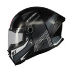 MT Stinger 2 Tron B12 κράνος full face μαύρο/γκρι gloss
