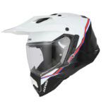 Acerbis Assault κράνος άσπρο/μαύρο – Full-face adventure με εσωτερική ζελατίνα, Bluetooth υποστήριξη και πιστοποίηση ECE 22.06