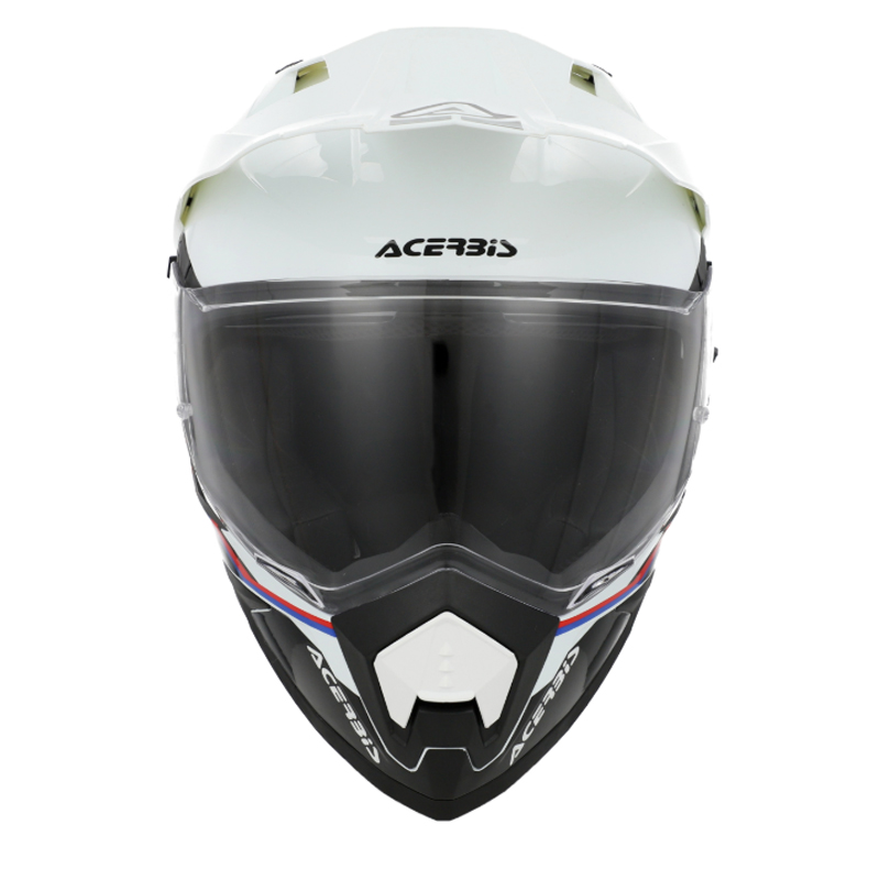 Acerbis Assault κράνος άσπρο/μαύρο – Full-face adventure με εσωτερική ζελατίνα, Bluetooth υποστήριξη και πιστοποίηση ECE 22.06