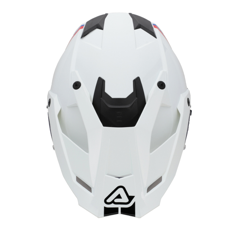 Acerbis Assault κράνος άσπρο/μαύρο – Full-face adventure με εσωτερική ζελατίνα, Bluetooth υποστήριξη και πιστοποίηση ECE 22.06