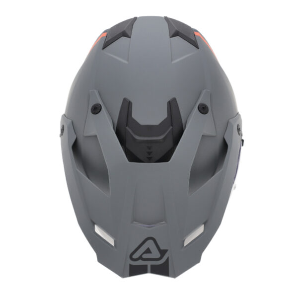 Κράνος Acerbis Assault μαύρο πορτοκαλί fluo με sunvisor και γείσο – Adventure κράνος ECE 22.06 με Bluetooth υποστήριξη και Pinlock συμβατότητα