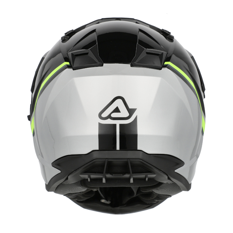 Κράνος Acerbis Assault μαύρο/κίτρινο fluo με sunvisor και γείσο 4 σημείων – Adventure κράνος ECE 22.06 με Bluetooth συμβατότητα