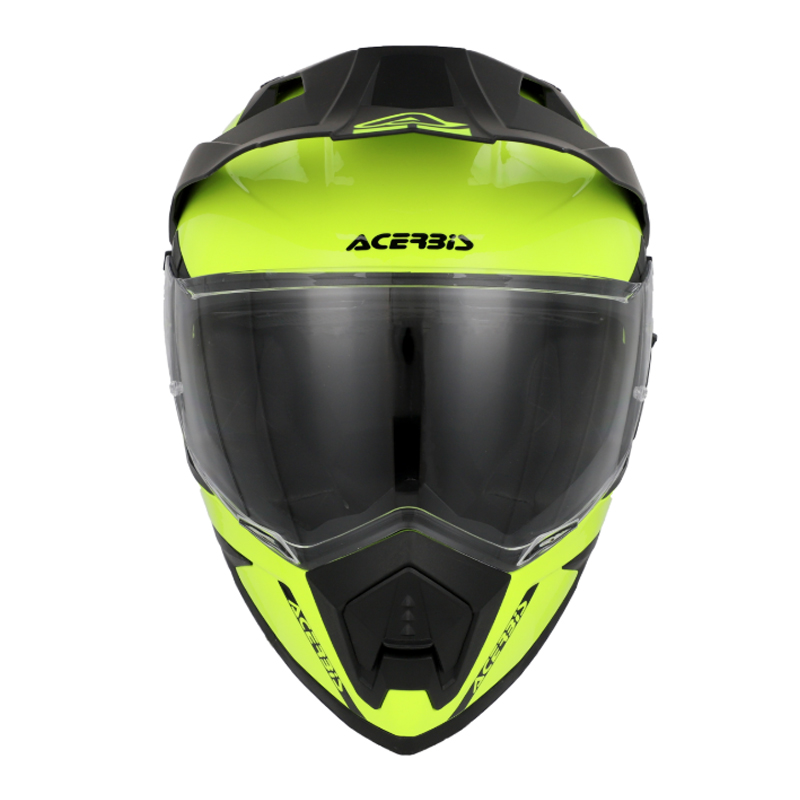 Κράνος Acerbis Assault Fluo Κίτρινο με εσωτερική ζελατίνα και αεροδυναμικό γείσο – Adventure κράνος με πιστοποίηση ECE 22.06