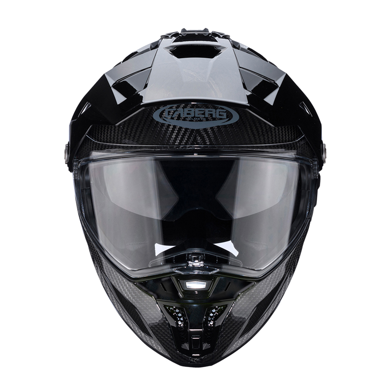 Caberg Tanami Carbon μαύρο κράνος μηχανής από ανθρακονήματα – On-Off, Pinlock, SOS Medical ID