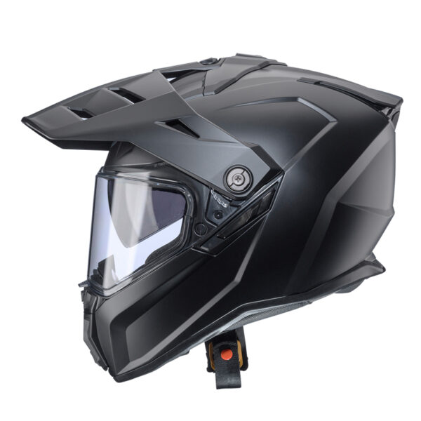 Caberg Tanami μαύρο ματ κράνος on-off road με ζελατίνα ηλίου και Pinlock