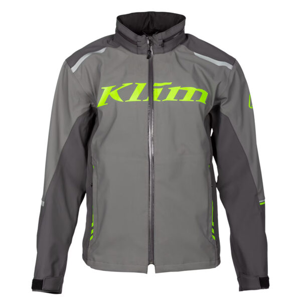 Μπουφάν Klim Enduro S4 Ανδρικό Καλοκαιρινό Castlerock Γκρι-Electrik Πράσινο – Αδιάβροχο και ελαστικό adventure τζάκετ