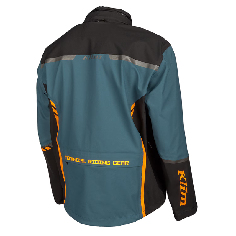 Μπουφάν Klim Enduro S4 Ανδρικό Καλοκαιρινό Πετρόλ-Strike Πορτοκαλί – Αδιάβροχο και ελαστικό adventure τζάκετ