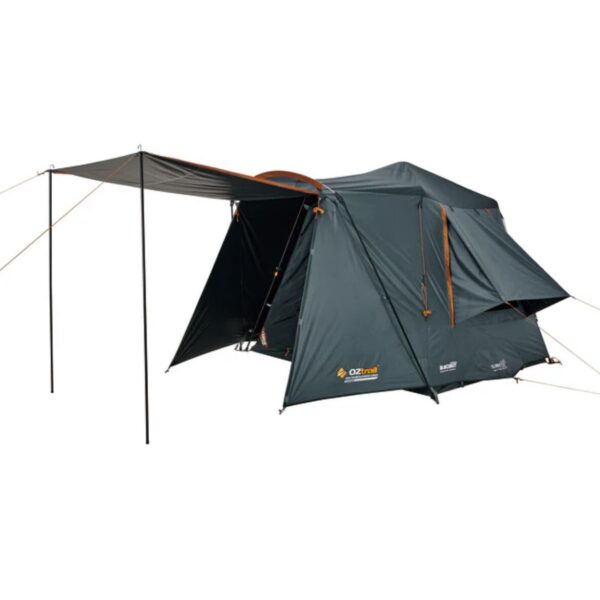 Αυτόματη σκηνή 4 ατόμων OZTRAIL Fast Frame BlockOut με τέντα και φωτισμό