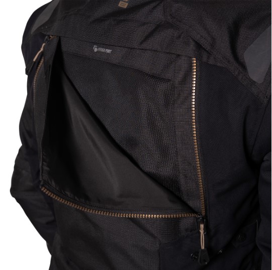 LEATT ADV MultiTour 5.5 Stealth μπουφάν μοτοσυκλέτας μαύρο