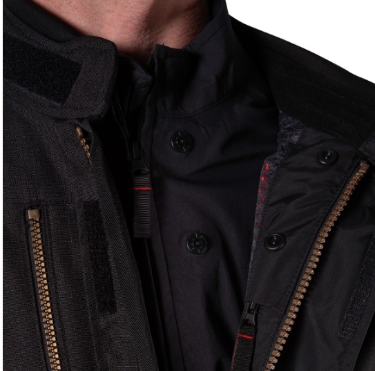 LEATT ADV MultiTour 5.5 Stealth μπουφάν μοτοσυκλέτας μαύρο
