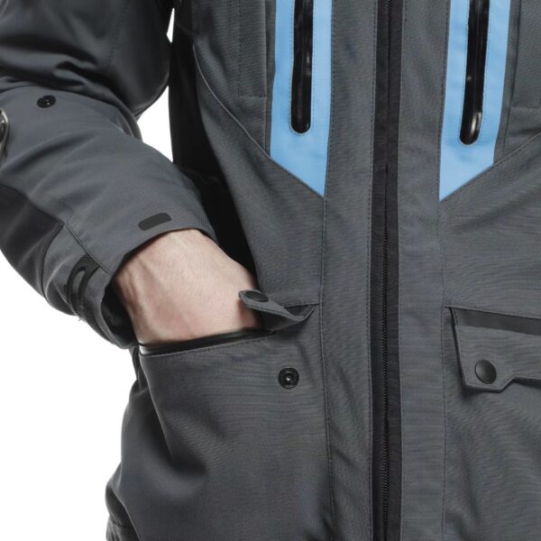 Μπουφάν DAINESE Absøluteshell Pro Touring κόκκινο σε προφίλ – Adventure Touring εξοπλισμός