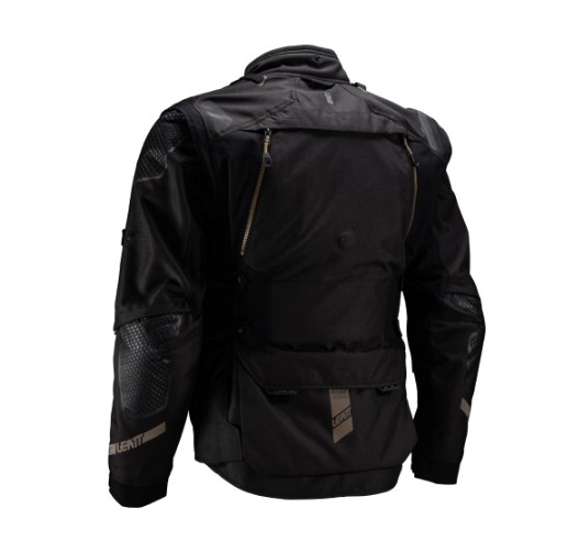 LEATT ADV MultiTour 5.5 Stealth μπουφάν μοτοσυκλέτας μαύρο