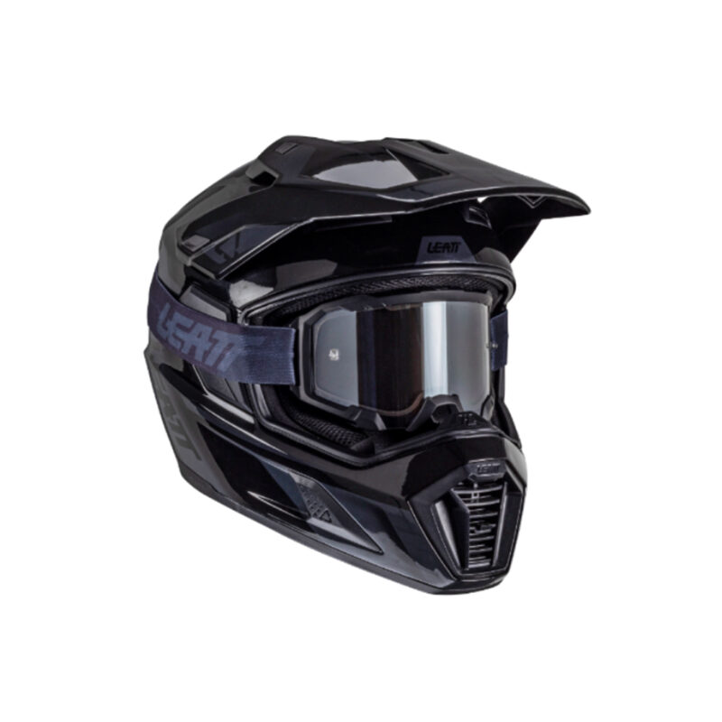 Κράνος Leatt ADV 8.5 V25 Kit Stealth με φωτοχρωμική ζελατίνα και γυαλιά