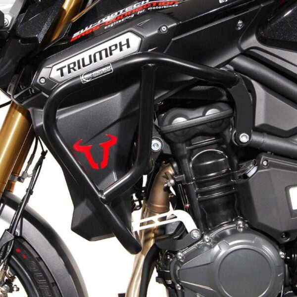 Μαύρα κάγκελα προστασίας για Triumph Tiger 1200 Explorer 2011–2015 από τη SW-MOTECH