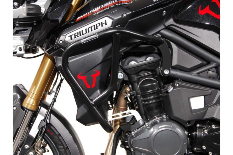 Μαύρα κάγκελα προστασίας για Triumph Tiger 1200 Explorer 2011–2015 από τη SW-MOTECH