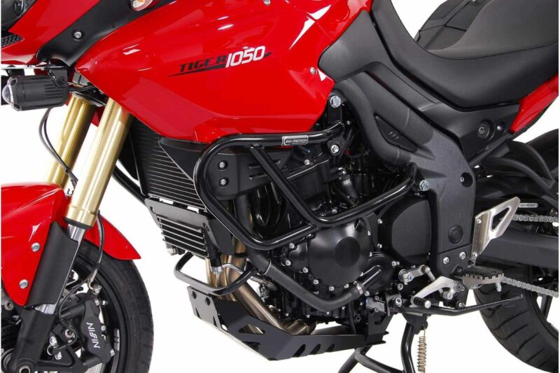 Crash bar Triumph Tiger 1050 μαύρο – SW-MOTECH προστατευτικό από ατσάλι