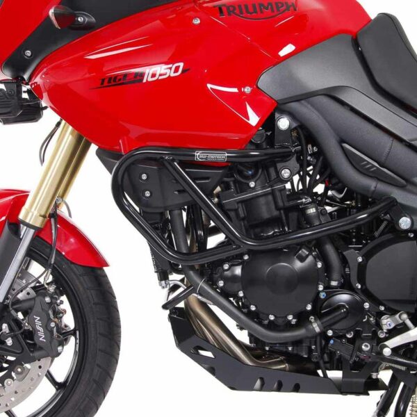 Crash bar Triumph Tiger 1050 μαύρο – SW-MOTECH προστατευτικό από ατσάλι