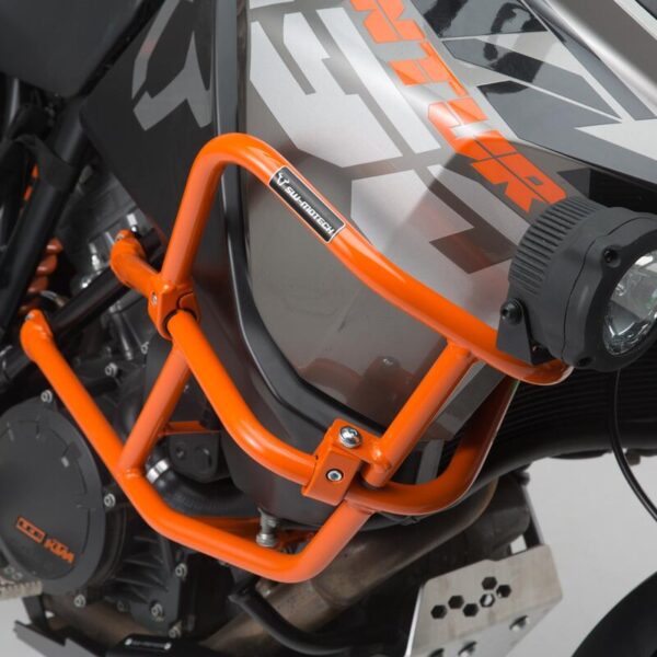 Upper crash bar KTM 1190 Adventure πορτοκαλί από ατσάλι – SW-Motech
