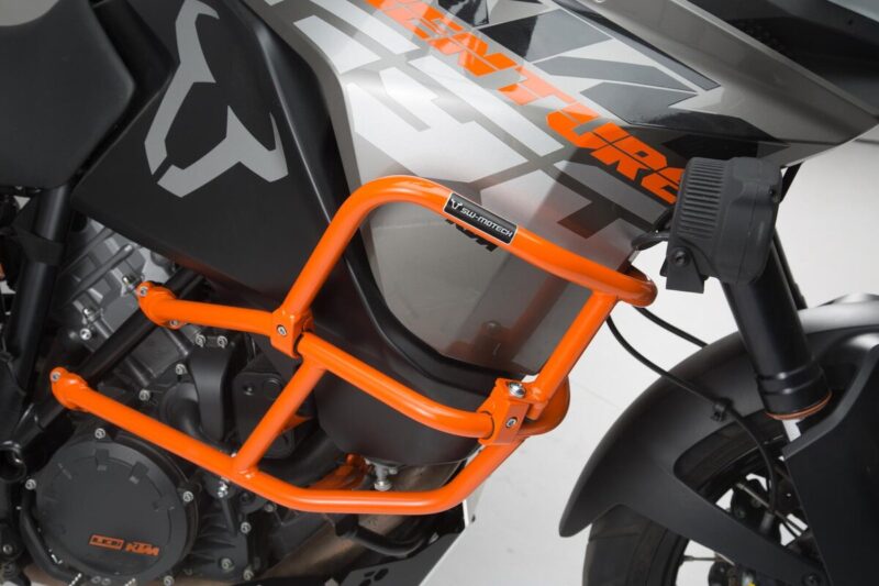 Upper crash bar KTM 1190 Adventure πορτοκαλί από ατσάλι – SW-Motech
