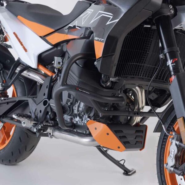 Μαύρα προστατευτικά κάγκελα crash bar για KTM 890 SM T 2023 SW-MOTECH