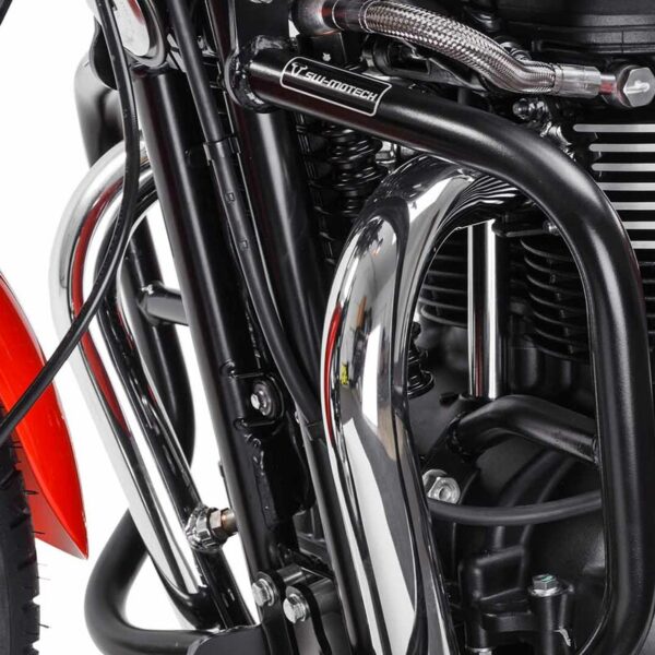 Μαύρα προστατευτικά κάγκελα για Triumph Bonneville / Thruxton 2004–2016 – SW-MOTECH
