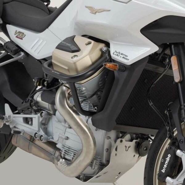 SW-MOTECH προστατευτικά κάγκελα για Moto Guzzi V100 Mandello / Stelvio – Μαύρα