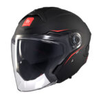 full face κράνος MT Cosmo SV S μαύρο matt με εσωτερική φυμέ ζελατίνα και spoiler