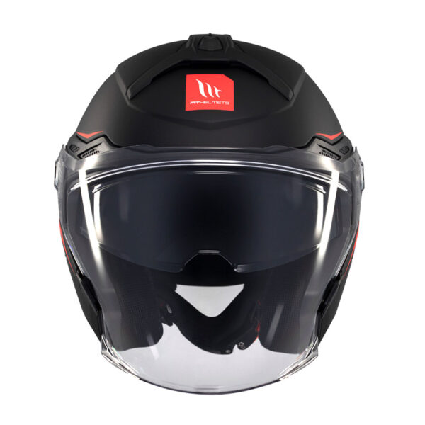 full face κράνος MT Cosmo SV S μαύρο matt με εσωτερική φυμέ ζελατίνα και spoiler