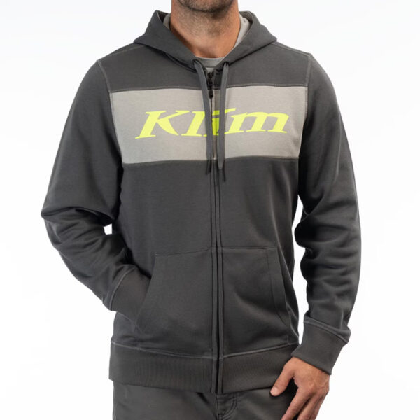 ανδρικό φούτερ KLIM Trailside Hoodie με κουκούλα σε γκρι απόχρωση
