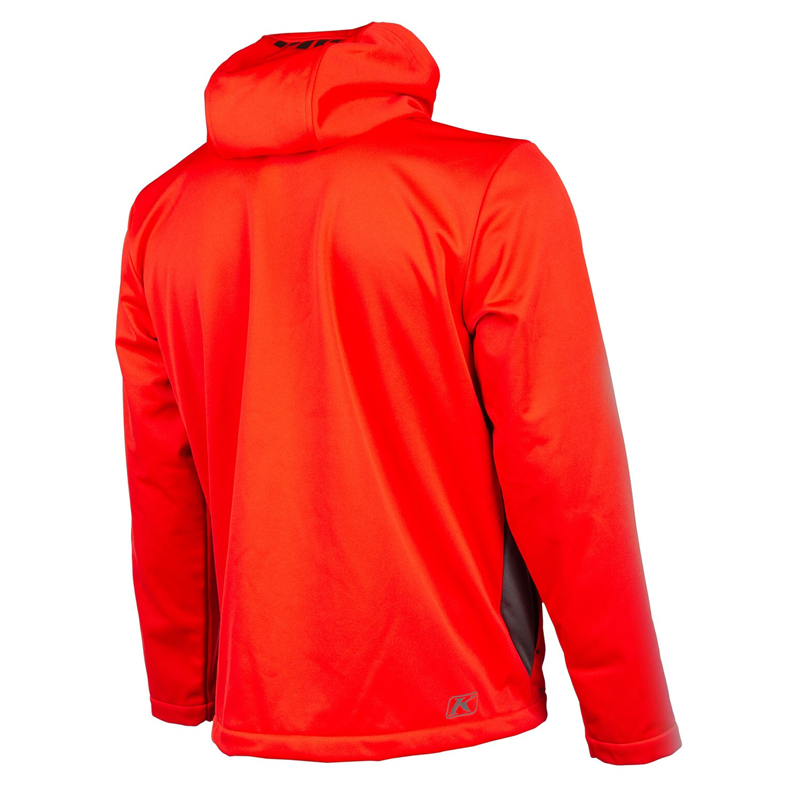 ζακέτα Klim Transition hoodie κόκκινη αντιανεμική fleece