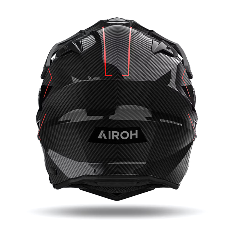 adventure κράνος Airoh Commander 2 carbon gloss με ζελατίνα antifog και εσωτερική φυμέ