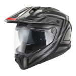 κράνος Givi H80.1 Apex μαύρο τιτάνιο κόκκινο full face adventure με Pinlock