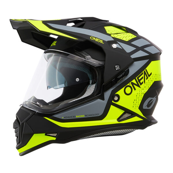 κράνος μηχανής Oneal Sierra R V.24 fluo κίτρινο/μαύρο/γκρι adventure