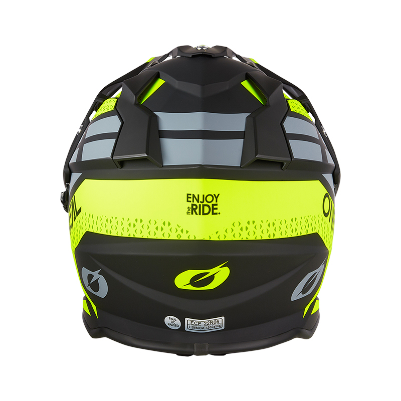 κράνος μηχανής Oneal Sierra R V.24 fluo κίτρινο/μαύρο/γκρι adventure