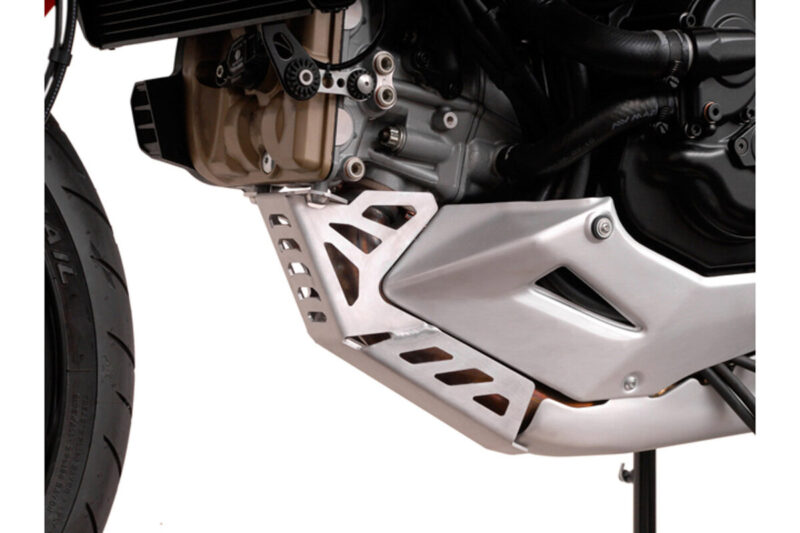 SW-MOTECH Ποδιά Κινητήρα Ducati Multistrada 1200 Αλουμινίου – Ασημί
