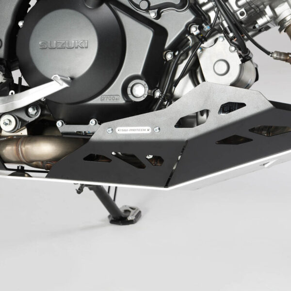 SW-MOTECH Ποδιά Κινητήρα Suzuki V-Strom 1000 Αλουμινίου – Ασημί/Μαύρο