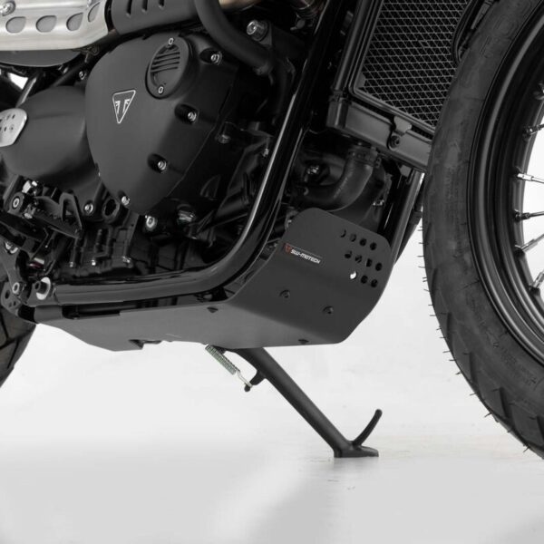 Ποδιά κινητήρα SW-MOTECH μαύρη για Triumph – ελαφριά και ανθεκτική