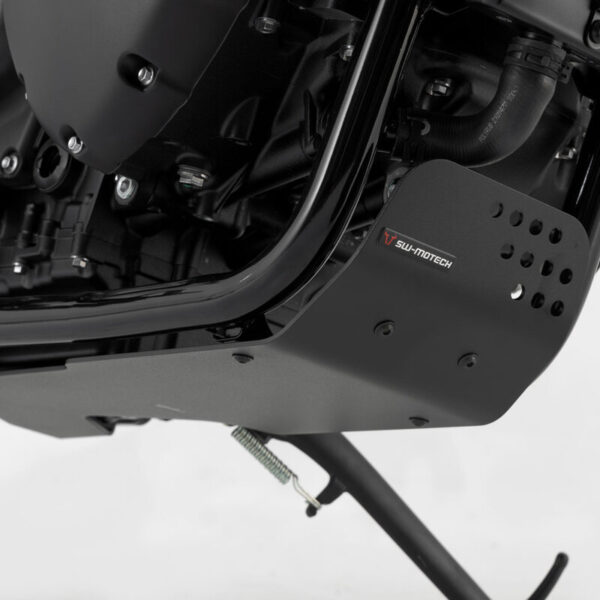 Ποδιά κινητήρα SW-MOTECH μαύρη για Triumph – ελαφριά και ανθεκτική
