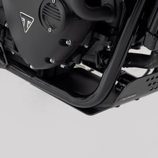 Ποδιά κινητήρα SW-MOTECH μαύρη για Triumph – ελαφριά και ανθεκτική