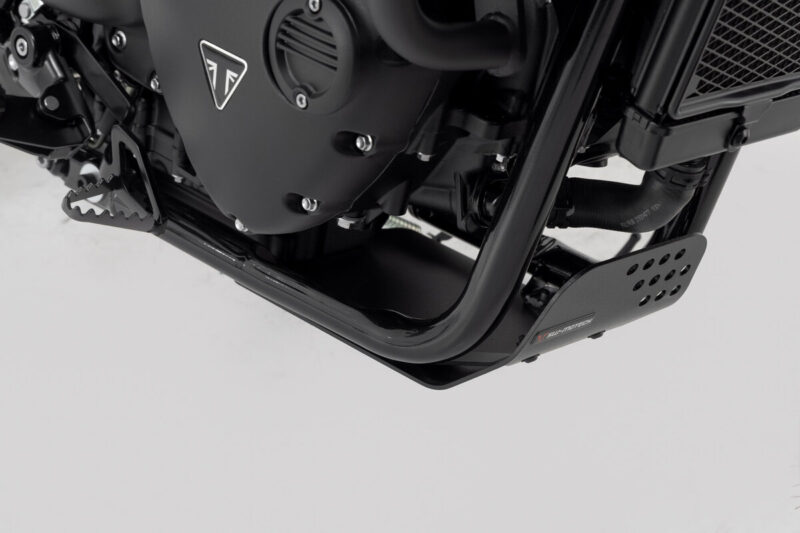 Ποδιά κινητήρα SW-MOTECH μαύρη για Triumph – ελαφριά και ανθεκτική