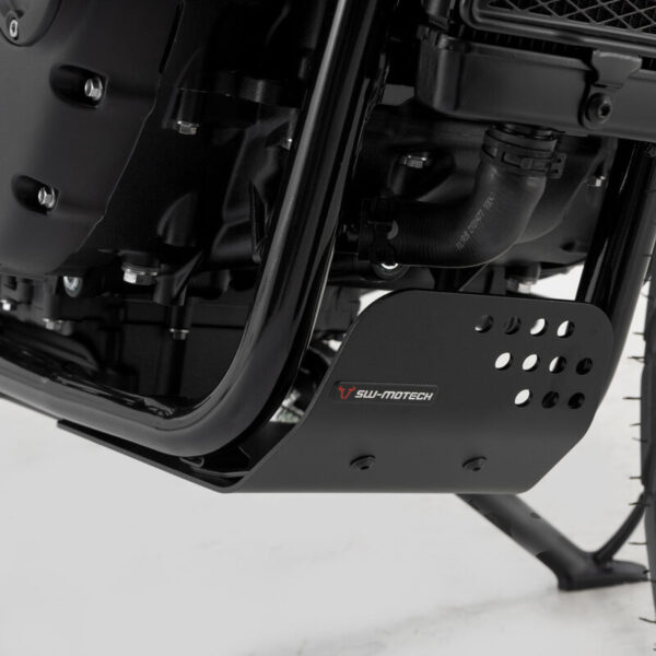 Ποδιά κινητήρα SW-MOTECH μαύρη για Triumph – ελαφριά και ανθεκτική