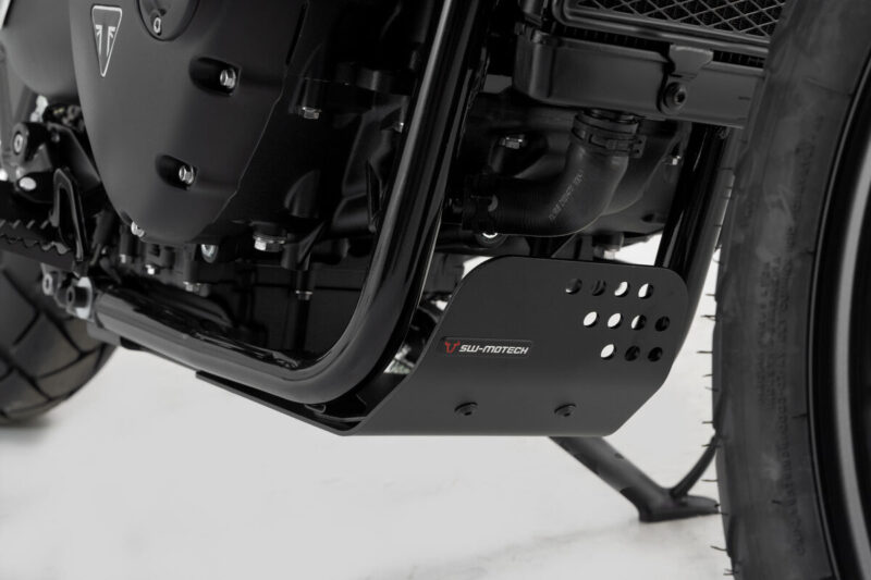 Ποδιά κινητήρα SW-MOTECH μαύρη για Triumph – ελαφριά και ανθεκτική