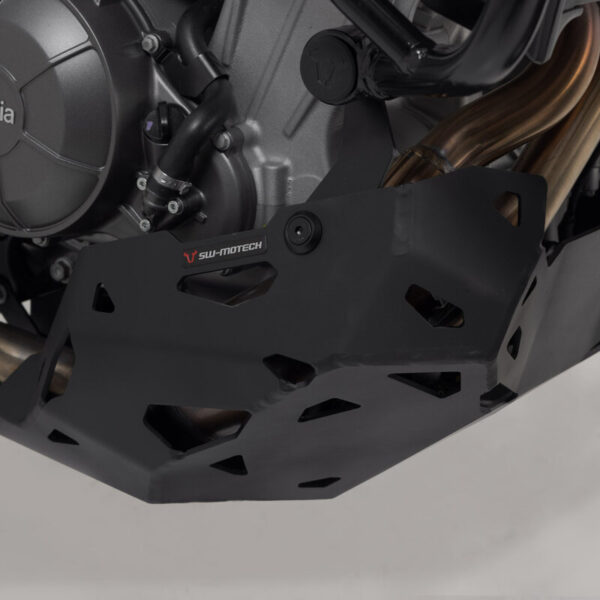 SW-MOTECH Ποδιά Κινητήρα για Aprilia Tuareg 660 Μαύρη – Αλουμινίου
