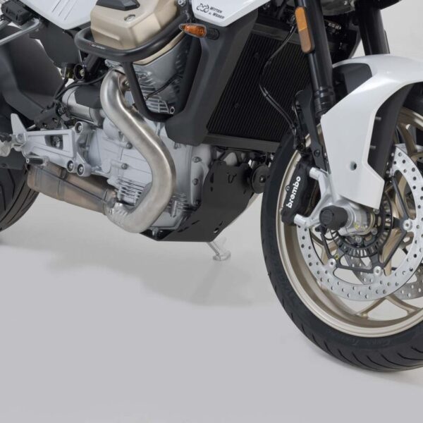 SW-MOTECH Ποδιά Κινητήρα Moto Guzzi V100 Mandello Αλουμινίου – Μαύρο
