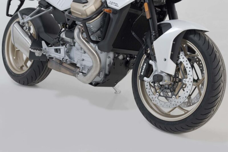 SW-MOTECH Ποδιά Κινητήρα Moto Guzzi V100 Mandello Αλουμινίου – Μαύρο